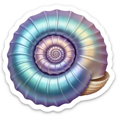 A beatyful shell sticker
