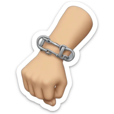 handcuffed sticker