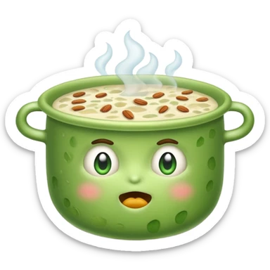 smelly rotten porridge sticker