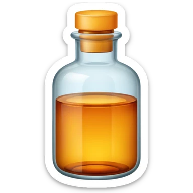 A medicine bottle emoji. sticker