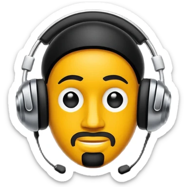 Make a logo for Deejay Harris  sticker