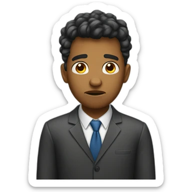 school unhappy sticker