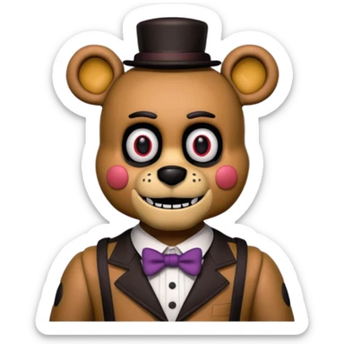 no, sino que es el personaje de FNAF sticker