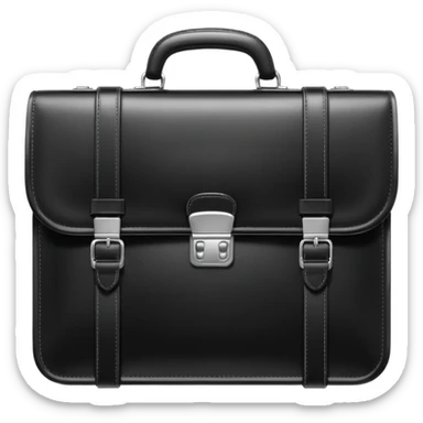 briefcase with code brackets {} sticker