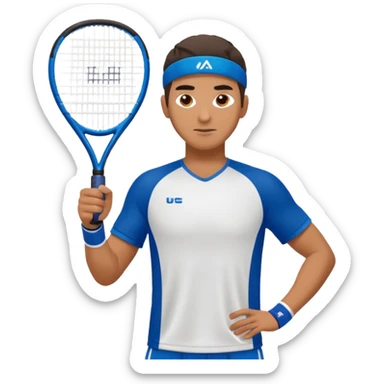 padel player latino sticker