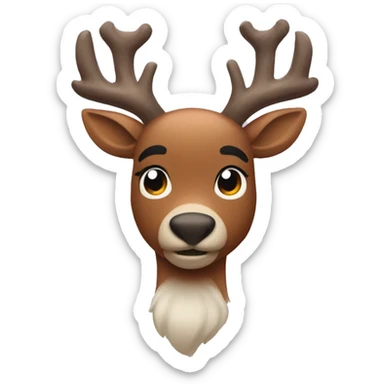 rudolph the red nosed reindeer sticker