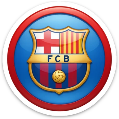 Fcb logo sticker