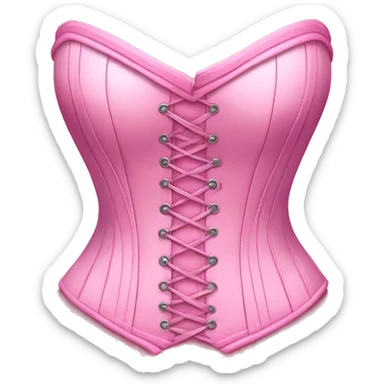 Pink corset  sticker