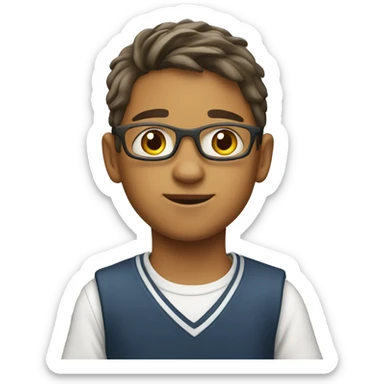 student in primary school named Sam sticker