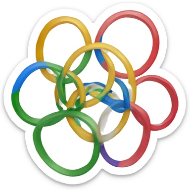 Olympic rings sticker