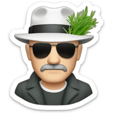 Heisenberg aux fines herbes sticker