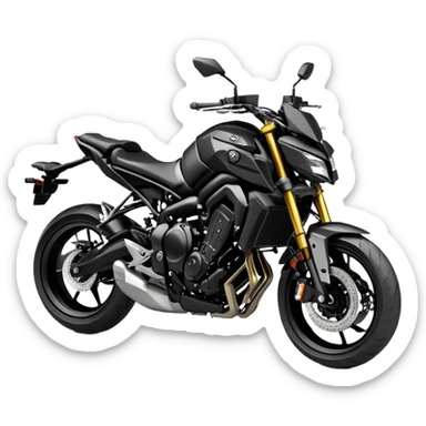 Yamaha MT09 motorcycle sticker