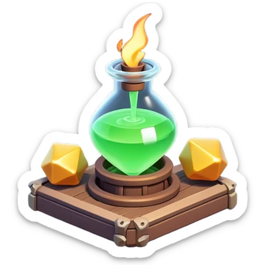Clash of Clans aesthetic: Cinematic Playful 3D Isometric Health Potion Emoji, rendered in a 3D vector-style similar to standard emojis with minimal shading and bold, simplified shapes. A compact, distinct form with signature details, softly glowing with a fantasy RPG magic charm. Simplified yet unmistakably iconic, highly detailed and consistent, glowing with a soft radiance and high shine. Stylized with a touch of heroic grandeur and a soft glowing outline, capturing the essence of a beloved gaming relic with a friendly, playful manner! sticker