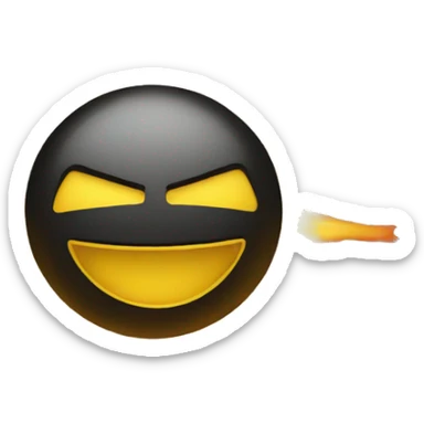 Smily face exploding  sticker