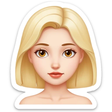 Give me a beautiful girl sticker