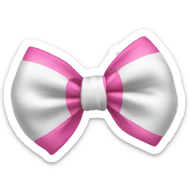 Cute bow sticker