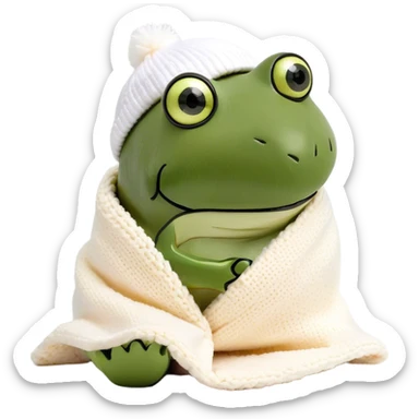 Cozy blanket sticker