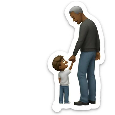 Father says goodbye to son at graveyard sticker