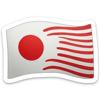 Japon flag sticker
