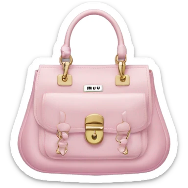 miu miu brand bag sticker
