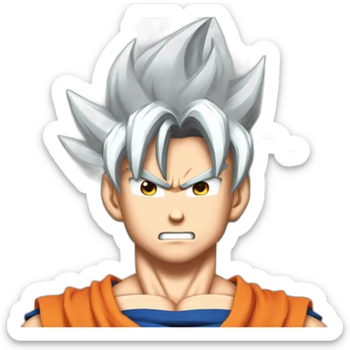 Supersaiyan goku sticker