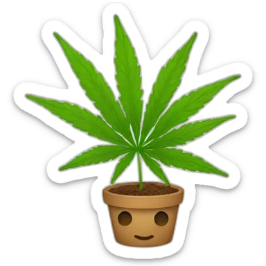 Weed sticker