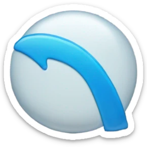 Small blue check mark emoji sticker