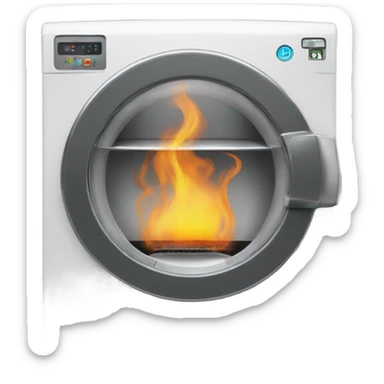 Smoking dryer sticker