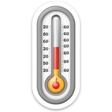 medical device thermometer sticker