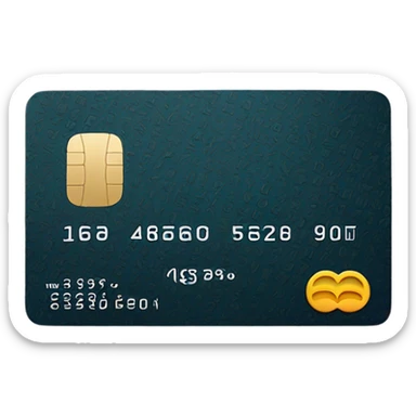 BLAG credit card  sticker