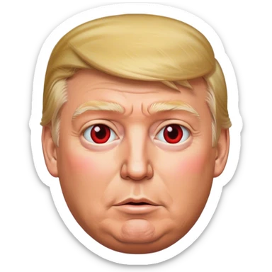 Trump sends a heart sticker