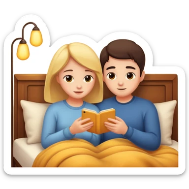 Intimate indoor moment  sticker