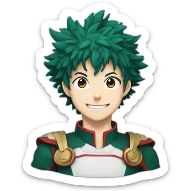 Izuku midoria my héro academya sticker