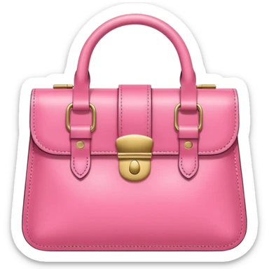 pink purse sticker