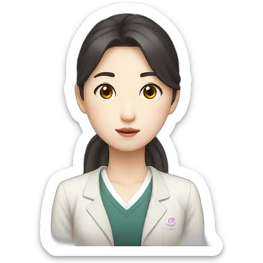 Pretty South Korean School Crush sticker