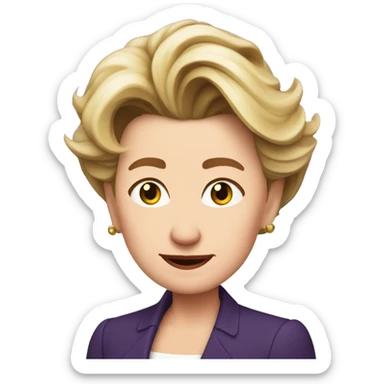 Ursula Von Der Leyen sticker