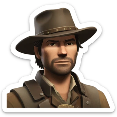 RDR2 JOHN MARSTON sticker