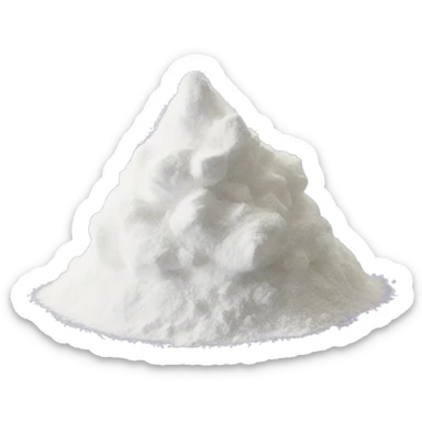 Nose smelling pile of powder  sticker