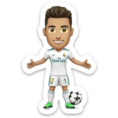 Cristiano ronaldo real madrid sticker