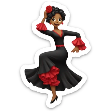 Bailadora flamenco sticker