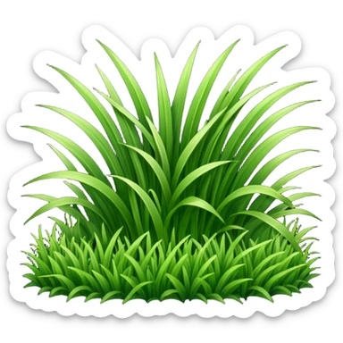 Grass emoji sticker