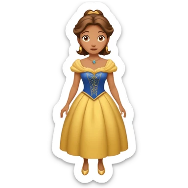 A middle-aged lady character from the fairy tale Beauty and the Beast — she was turned into a wardrobe and is around 40 years old. Based on the wardrobe’s original form, she has an anthropomorphic face. sticker