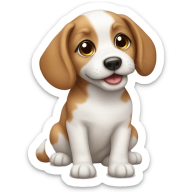 Cute puppy  sticker