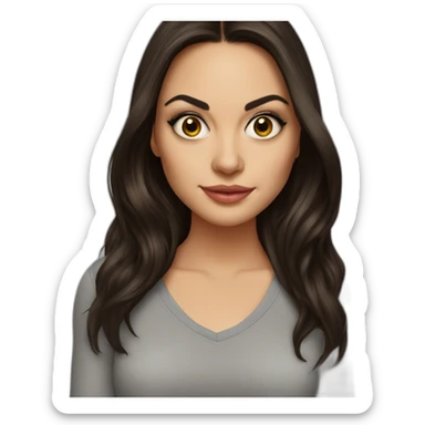 Mila kunis sticker