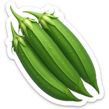 Okra sticker