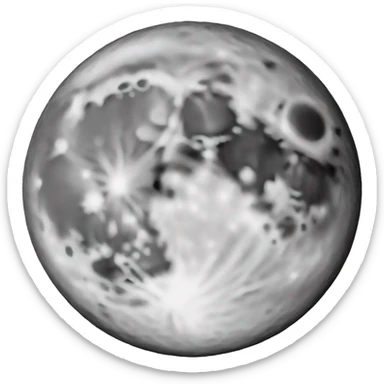 MOON sticker