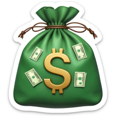 angry bag of money with dollar sign sticker