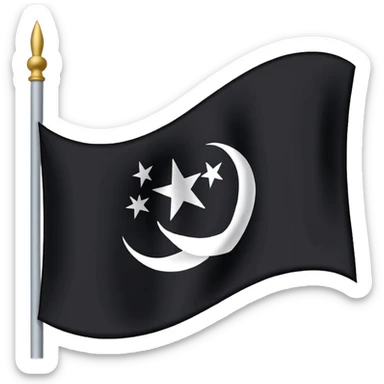 Taliban flag sticker