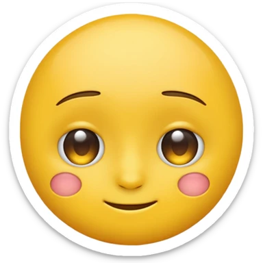 Yellow Emoji side eye sticker