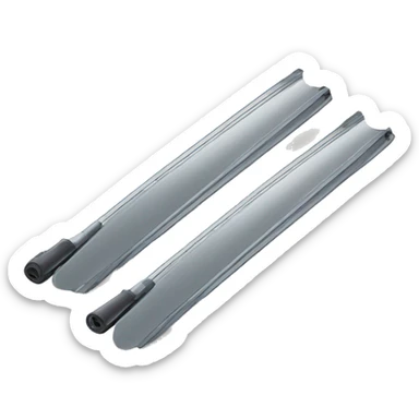 2 windshield wiper blades sticker